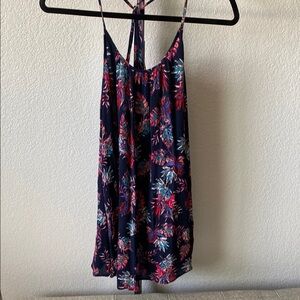 Roxy Strappy  mini Sun dress floral  small